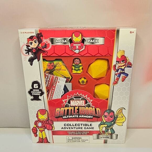 Marvel Battleworld Adventure Game Series 3 Ultimate Armory Mega Pack  Vision NWT - Picture 1 of 4